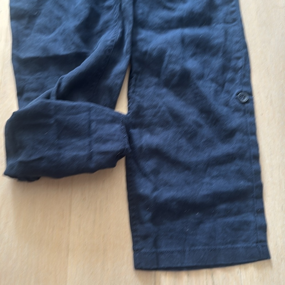 Workshop Andrea Jovine Navy Linen Pants - Picture 6 of 6